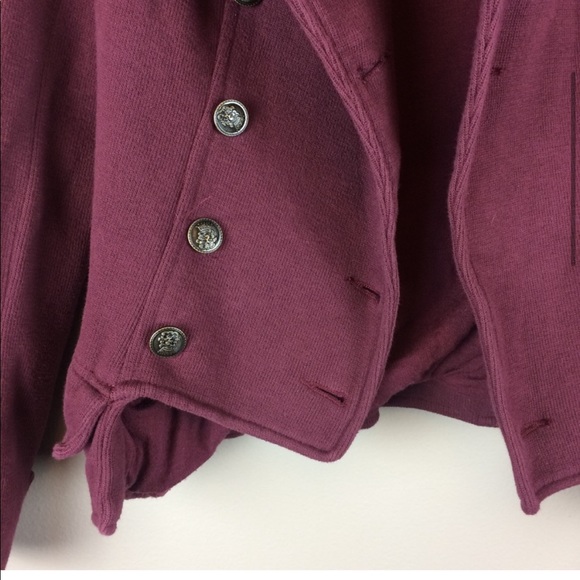 Free People We the Free majorette style plum jacket - Picture 4 of 8